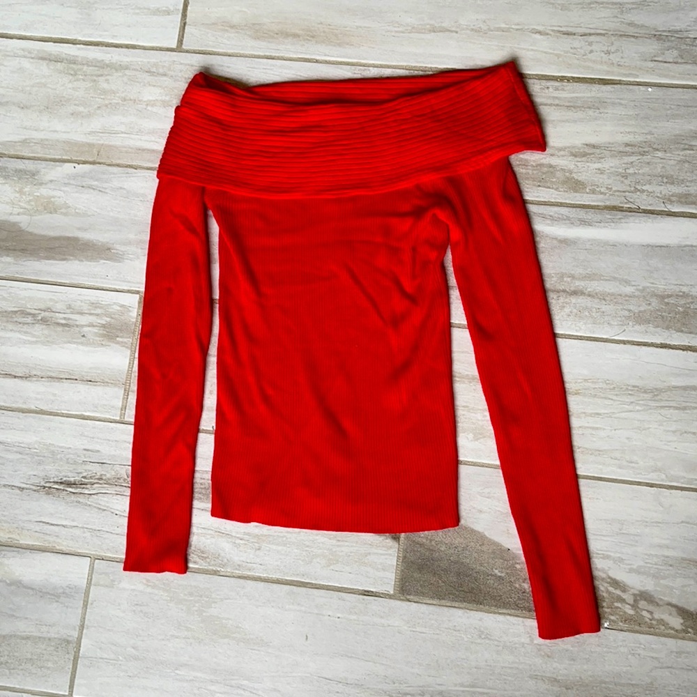 New with tags Red long sleeve top from Express